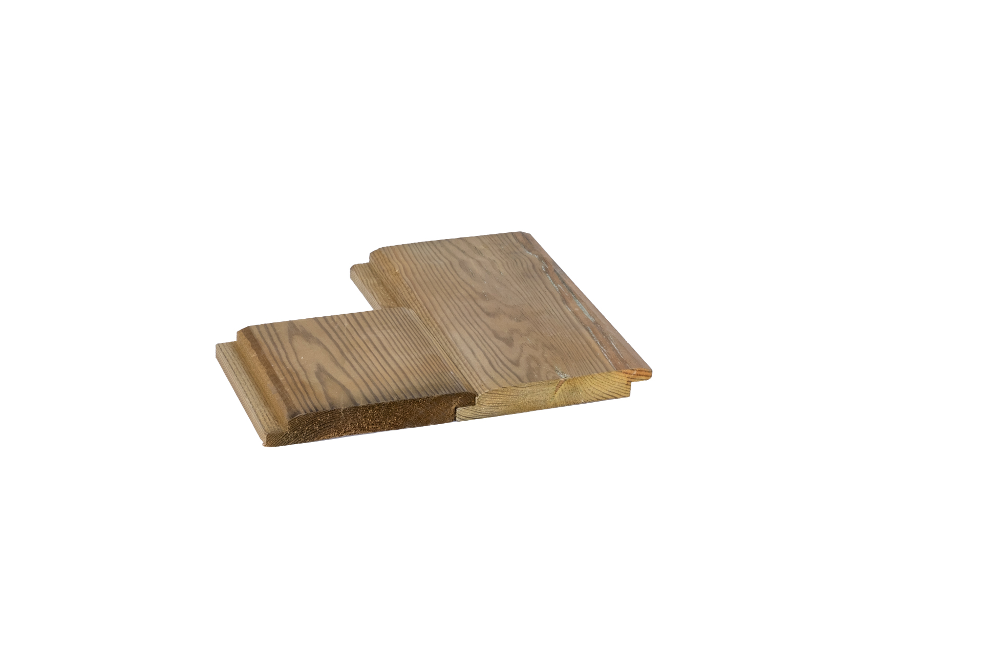 Tabla de pino silvestre tratada cajeada 145x22 mm